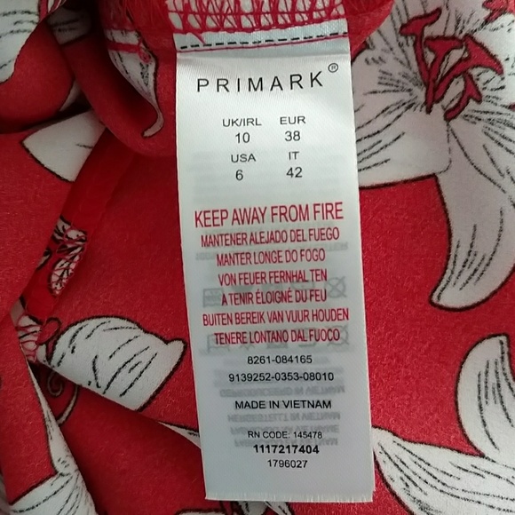 Patterned Primark blouse with zipper detail - Picture 6 of 7